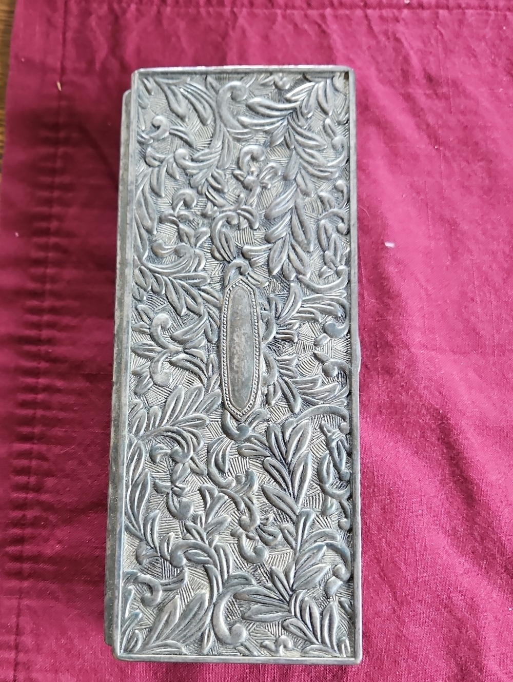 Vintage silver-plated Godinger Jewelry Box